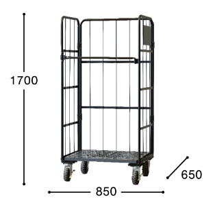 俺のカゴ台車 W850 タフキャスター仕様